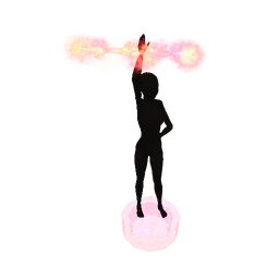 Luxe Pink Mirage Fire Ring - Interactive