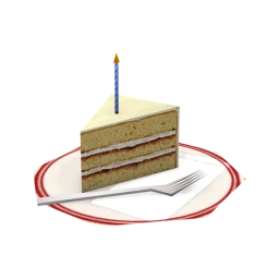 Slice of Birthday Cake