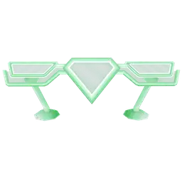 Mod Colourblock Triptych Artwork - Green