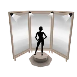 Mod Fashion Posing Mirror - Interactive