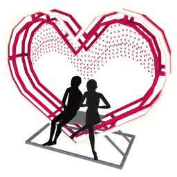 Mod Framed By Love Photo Booth