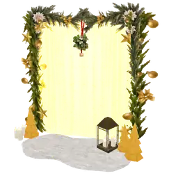 Mod Festive Mistletoe Arch