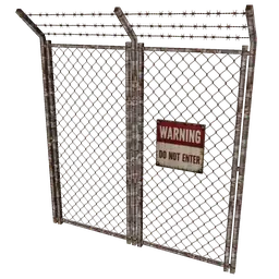 Mod Highway 26 Metal Fence
