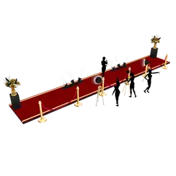 Mod Statement Making Red Carpet - Interactive