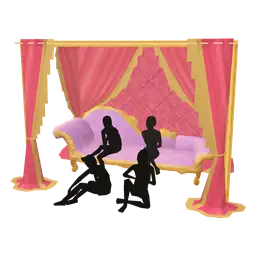 Mod Pixel Backdrop Photo Booth