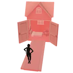 Mod Plastic Dream House Catwalk - Interactive