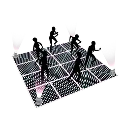 Mod Monochrome Mirage Dance Floor - Interactive