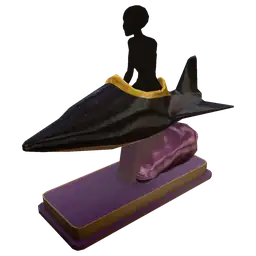 Mod Fashion Jet Kiddy Plane Ride - Interactive