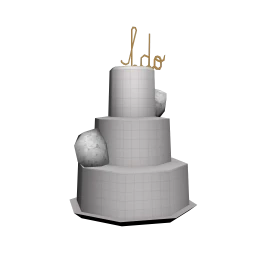 Minimalist Wedding Cake