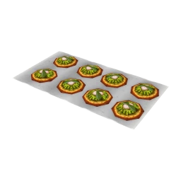 Prawns with Pea Purée Canapés