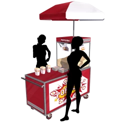 MOD Summer Boardwalk Popcorn Stand - Interactive