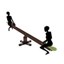 Yume Playground Seesaw - Oak - Interactive