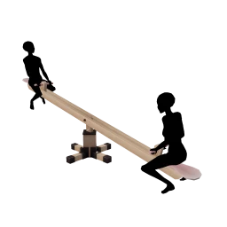 Yume Playground Seesaw - Maple - Interactive