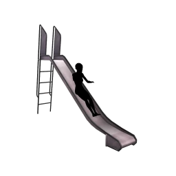 Yume Playground Slide - Grey - Interactive