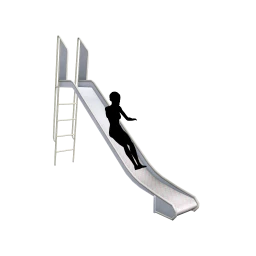 Yume Playground Slide (Silver) - Interactive