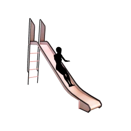 Yume Playground Slide - Pink - Interactive