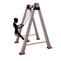 Yume Playground Swing - Maple - Interactive