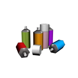 Front Row Grafitti Spray Cans