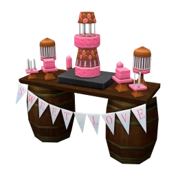 Quaint and Rustic Wedding Sweets Table