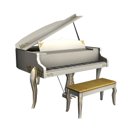 Baroque Marais Grand Piano - Light