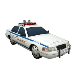 Old School Police Car