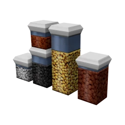 Jars of Store Cupboard Staples