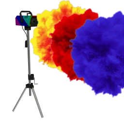 Standing Smoke Machine - Rainbow Rush