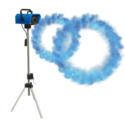 Standing Smoke Machine - Blue Rings