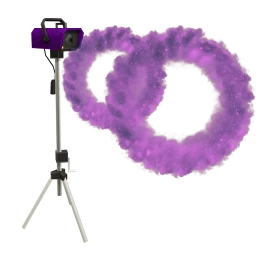 Standing Smoke Machine - Purple Rings