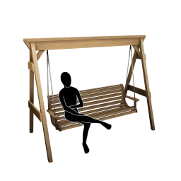 Spring Garden Bench Swing