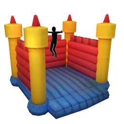 Spring Garden Bouncy Castle - Interactive