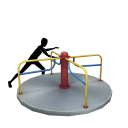 Spring Garden Merry-Go-Round - Interactive