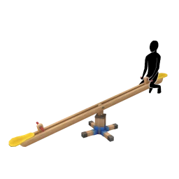 Spring Garden Seesaw - Interactive