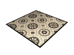 Graphic Rug - Majestic Flowers