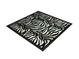 Zebra Print Rug
