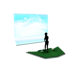 Voyager Holographic Golfing System - Interactive