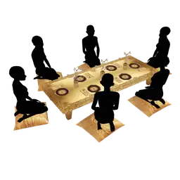 Wanderlust Golden Picnic Table