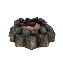 Wilderness Tree Trunk Fire Pit
