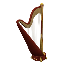 Baroque Gold Harp - Light