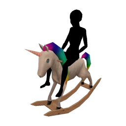 Cosmos Rainbow Rocking Horse