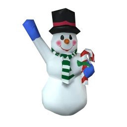 Jolly Inflatable Snowman