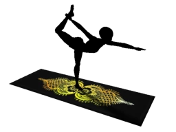 Luxe Luster Lotus Yoga Mat - Interactive