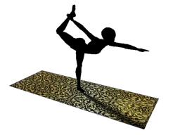 Luxe Luster Orient Yoga Mat - Interactive