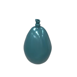 Barn Blue Balloon Vase (Vacant)