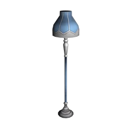 Chic Blue Floor Lamp