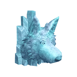 Cosmos Mighty Ice Wolf Statue
