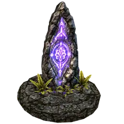 Cosmos Runic Ornament Stone