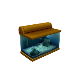 Aquaria Fish Tank (Gold)
