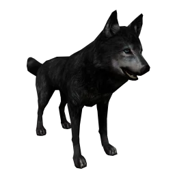 Grey Wolf Statue