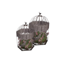 LOFT Hanging Cage Flowers